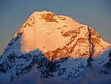 12 18 Chamlang At Sunset From Mera High Camp Chamlang close up from Mera High Camp (5770m) at sunset.